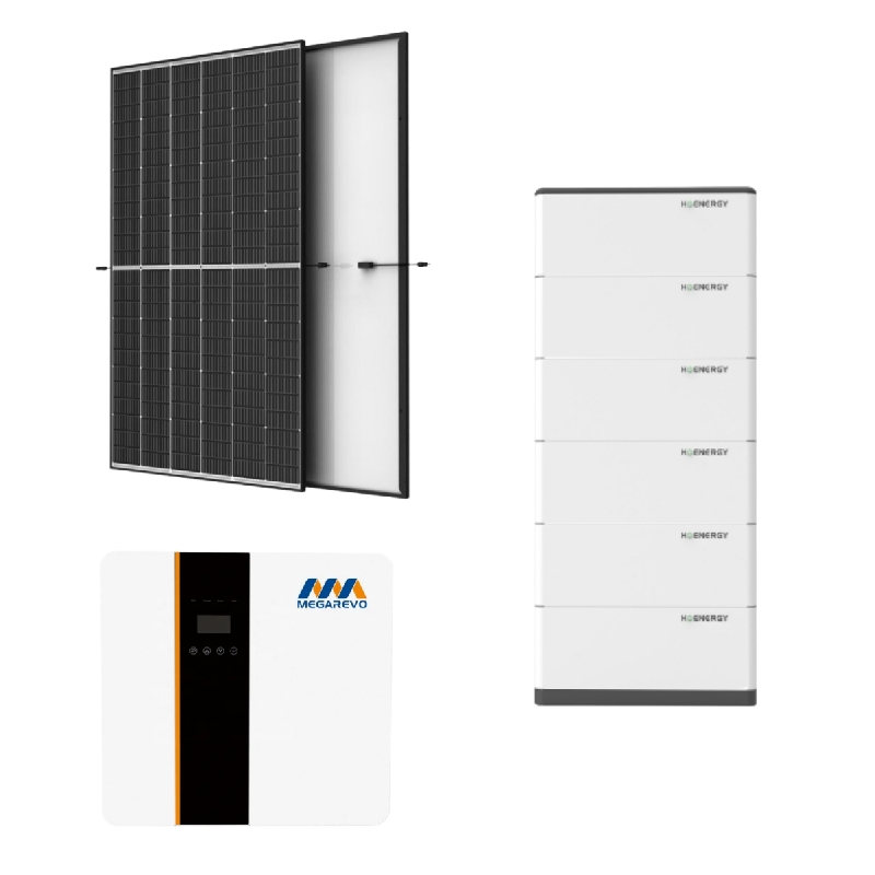 6-kW-Photovoltaik-Bausatz mit 15-kWh-Speicher