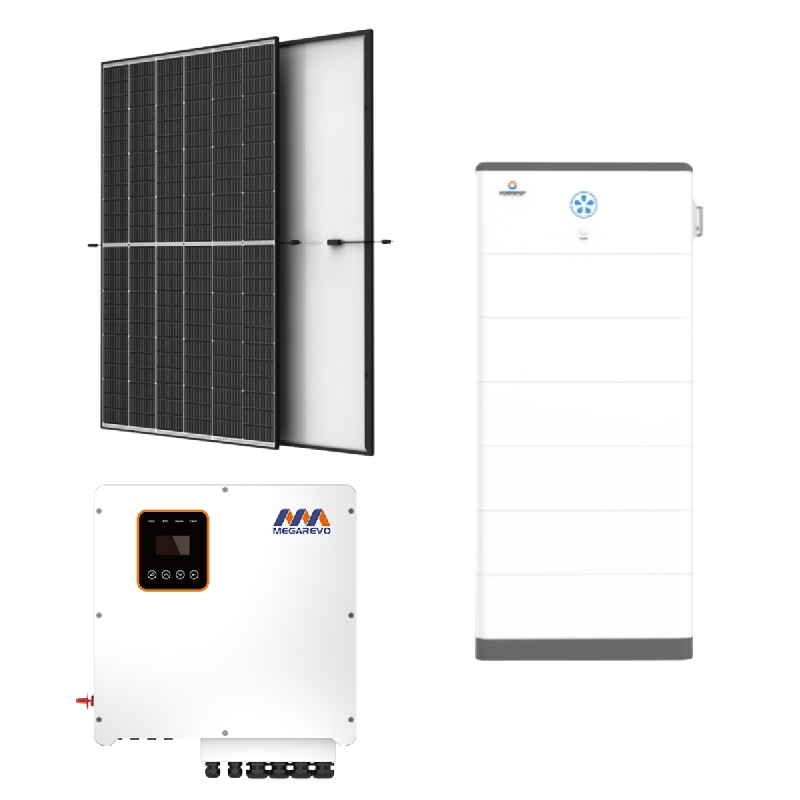 8-kW-Photovoltaik-Bausatz mit 10-kWh-Speicher